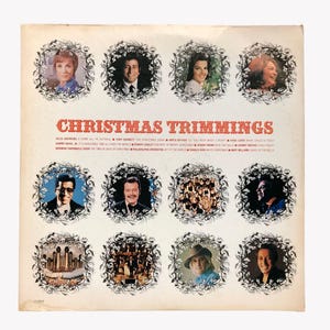 Christmas Trimmings, 1975 Record vinyl Christmas Compilation, Julie Andrews and others Vinyl record Christmas music Retro Xmas