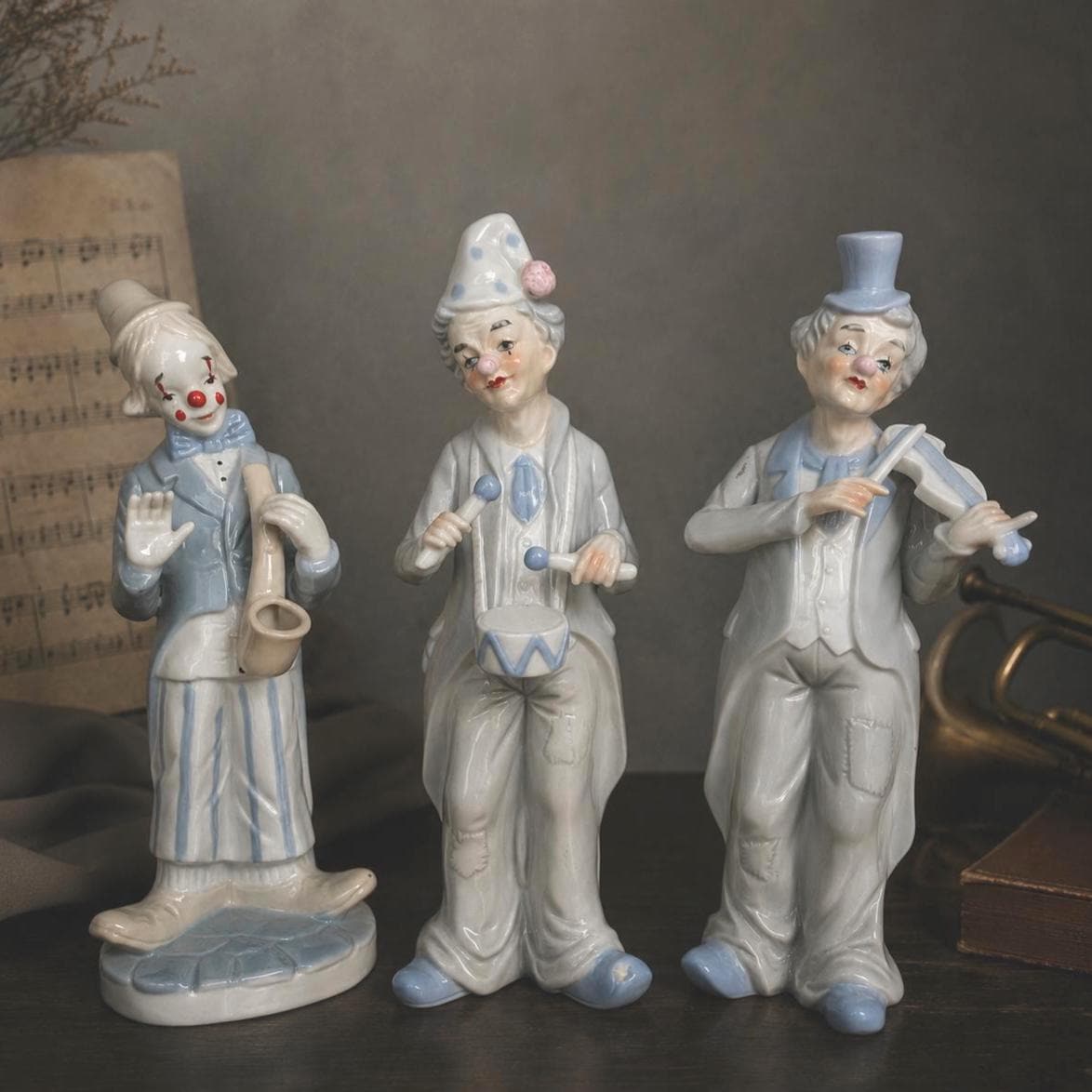 Lladro Sad Sax Clown - Etsy