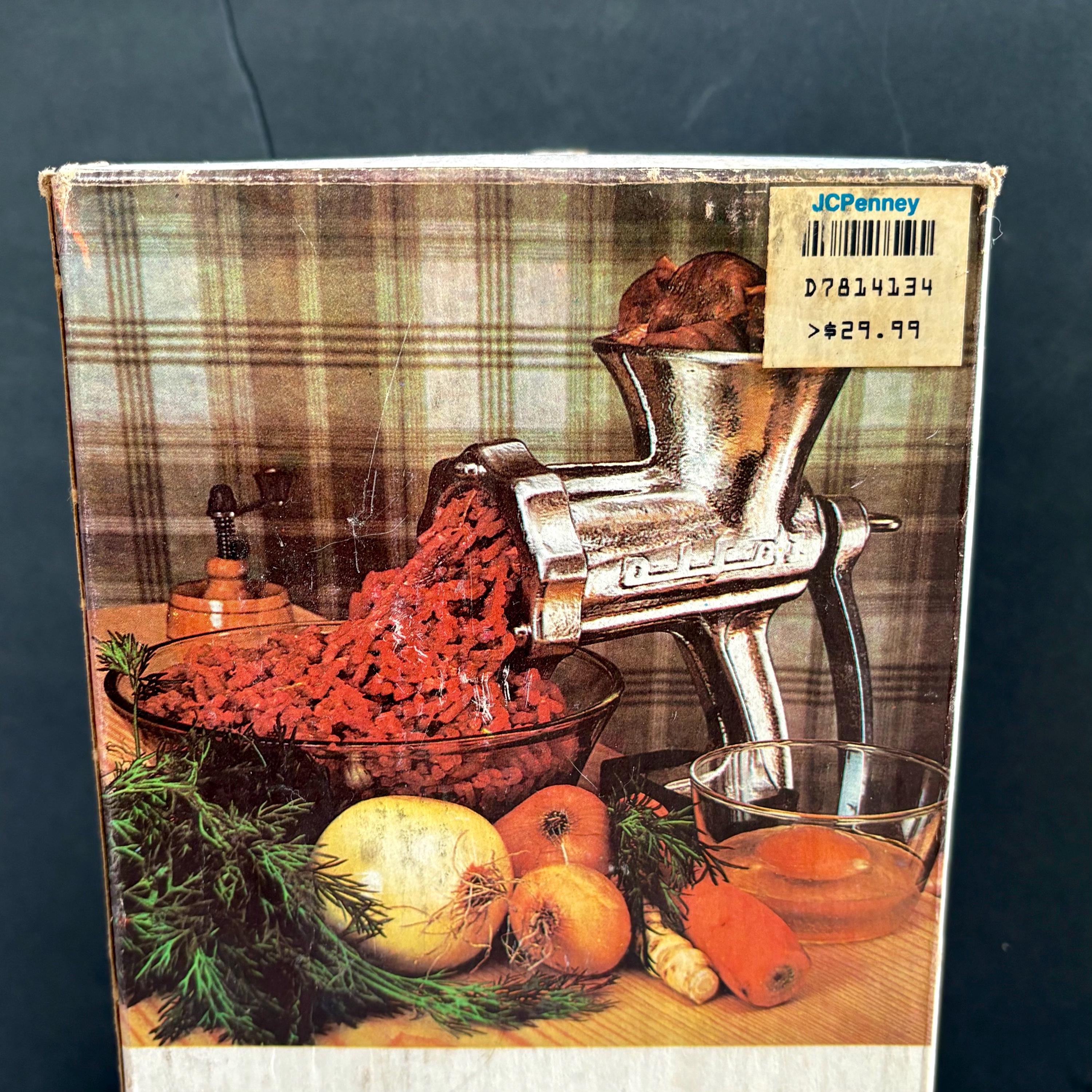 Vintage Meat Mincer / Grinder Deluxe Set by Alfa 8 – Double Tinned