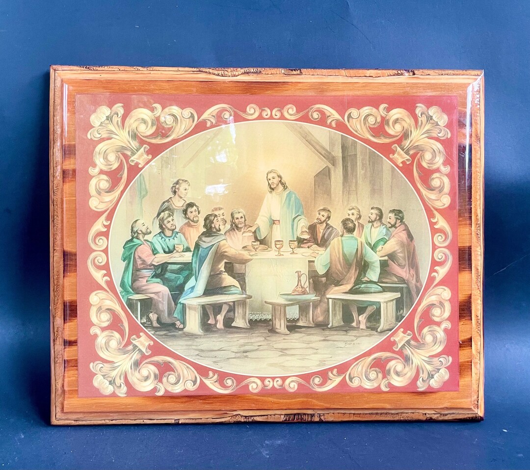 Plaque Murale En Bois Laqué – Bon état – Décoration