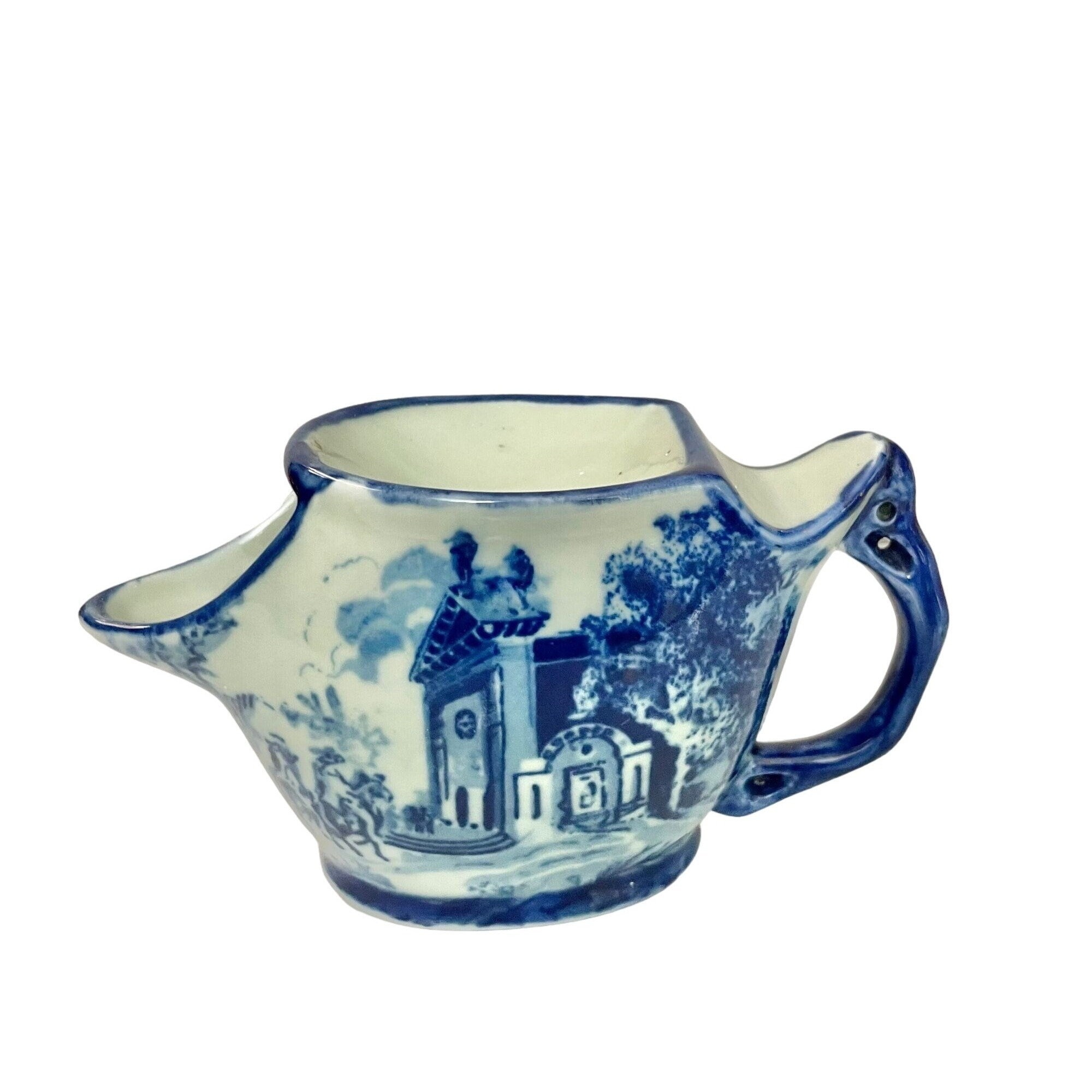 Antique Flow Blue Shaving Mug – Victoria Ware Ironstone