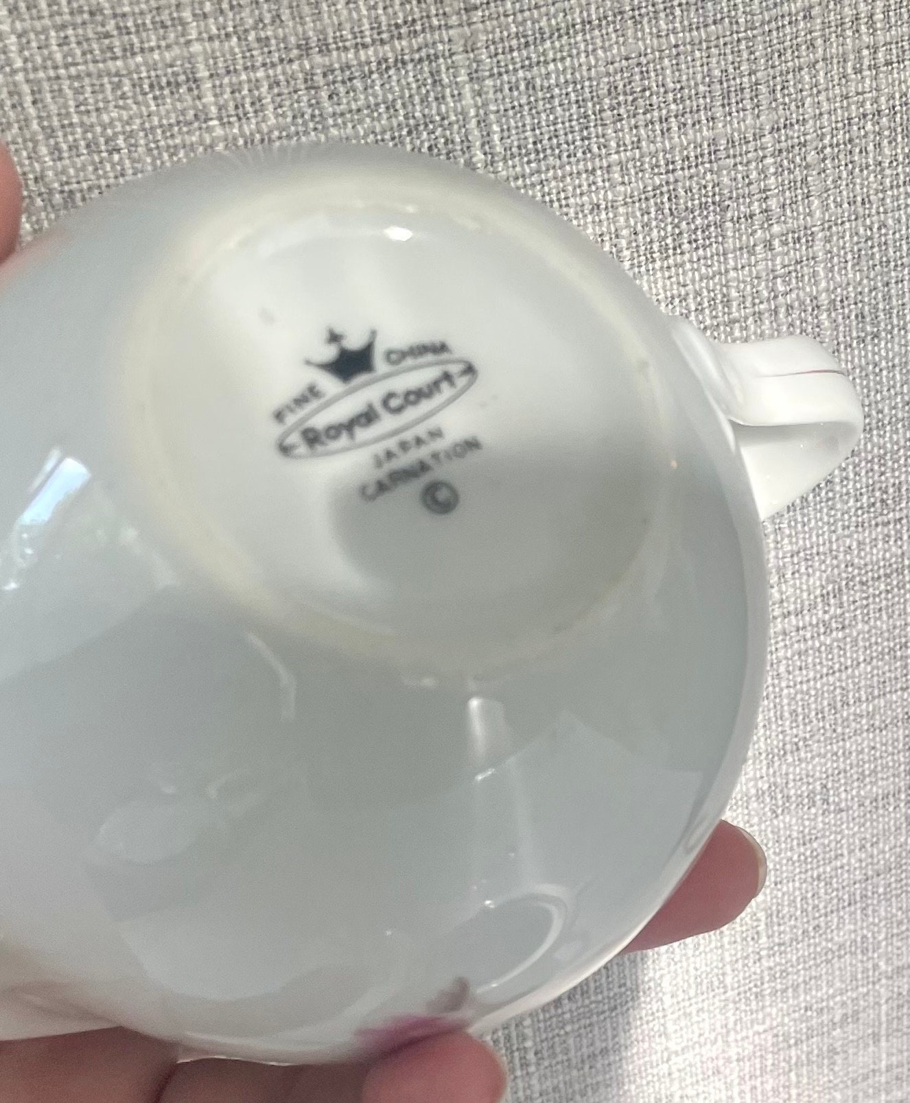 ヴィンテージ ロイヤルコート シュガーボウル・クリーマー＆ソーサー