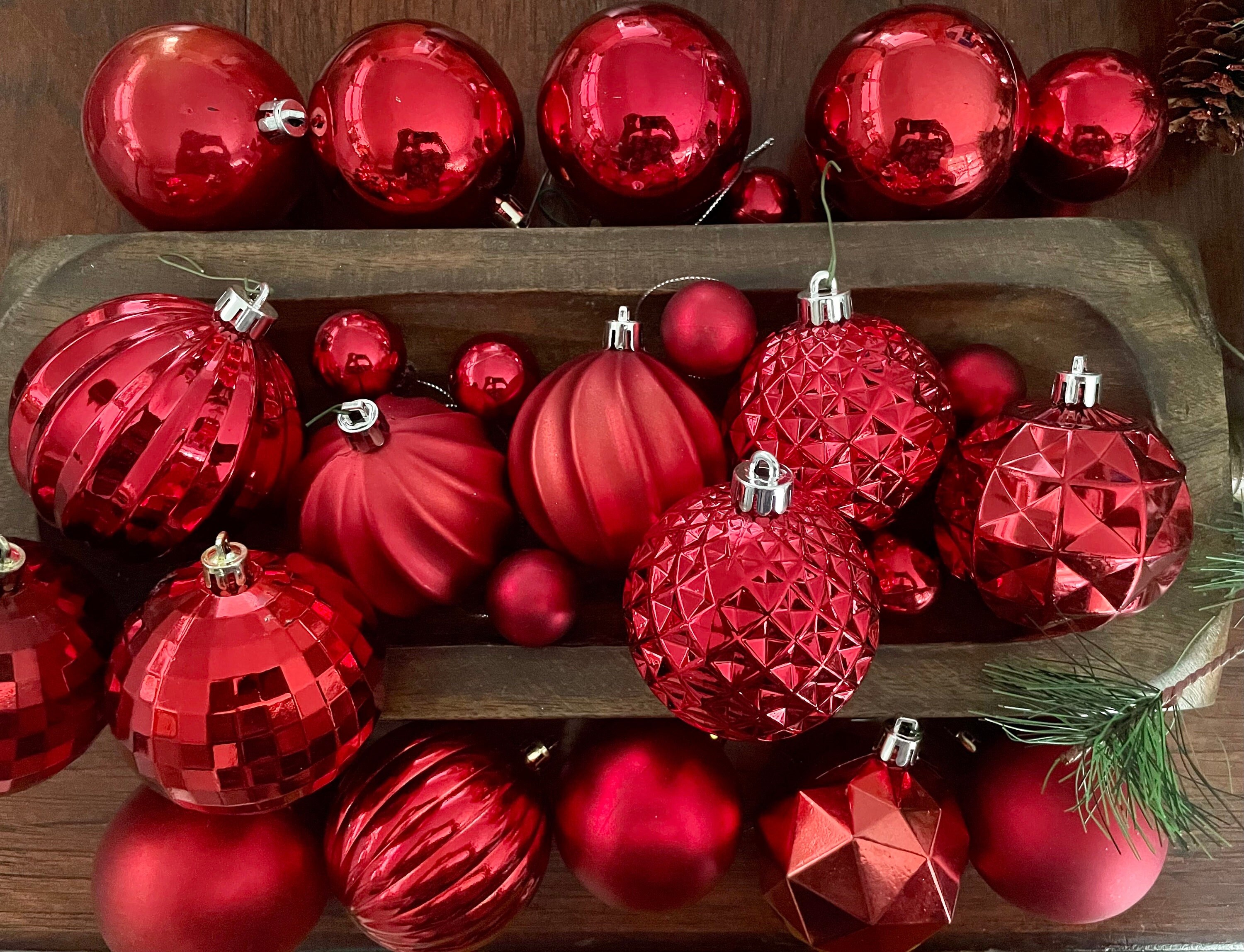 Small Red Ornaments Etsy UK