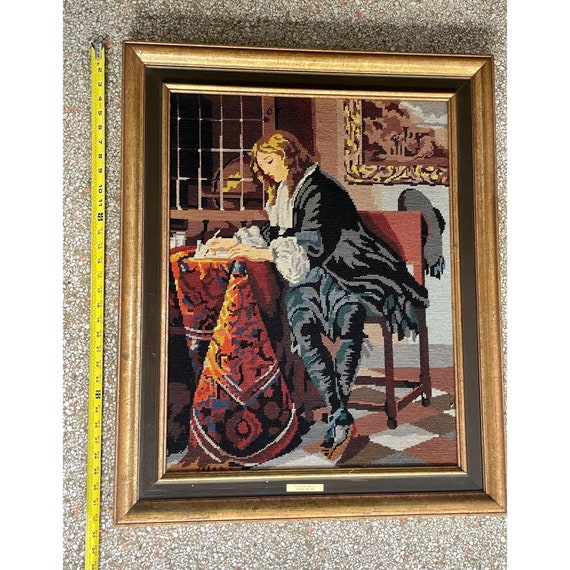 Vintage Margot De Paris Needlepoint Tapestry – 
