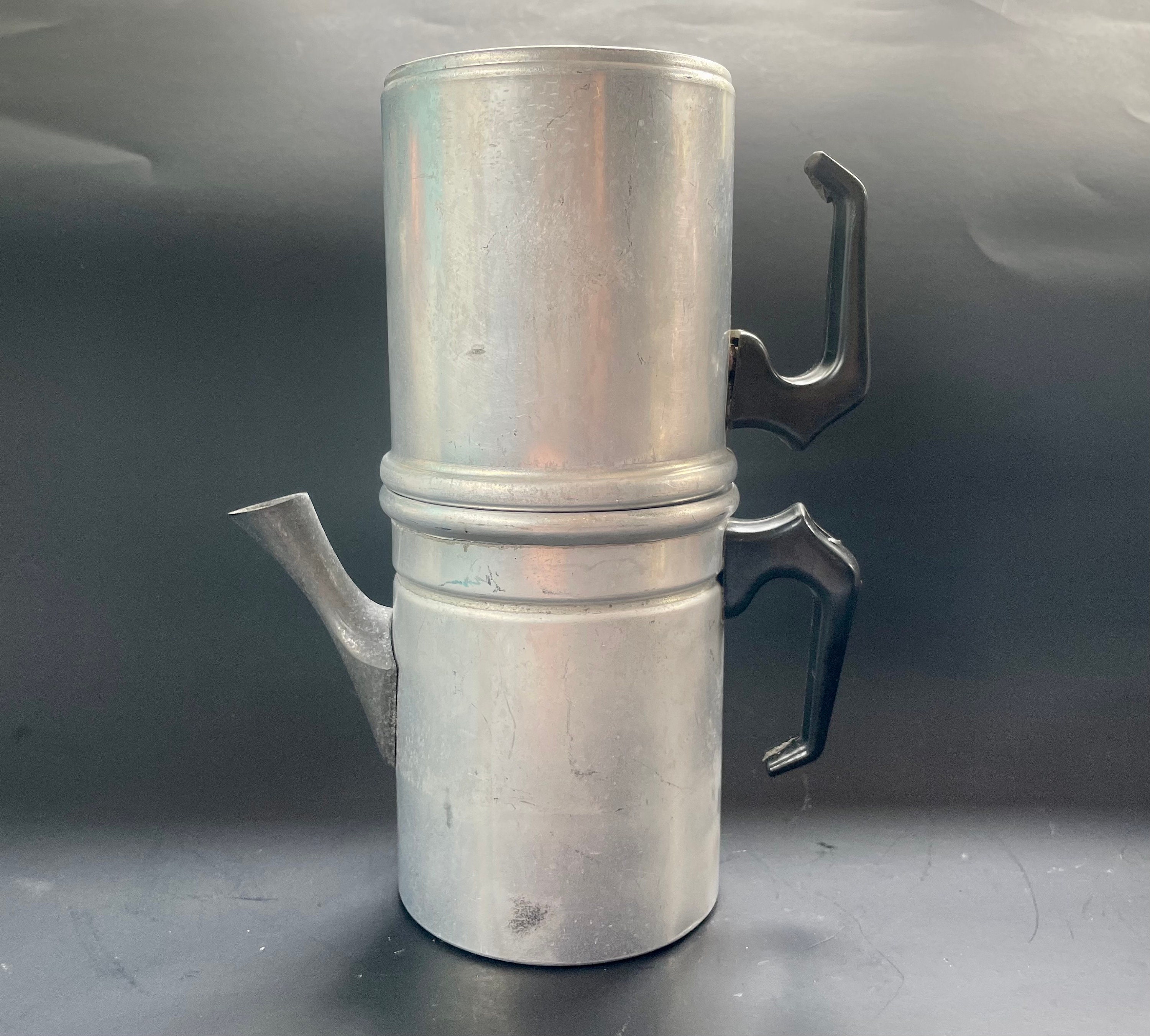 Neapolitan flip coffee pot Italy 1960 - Vintage Man Stuff