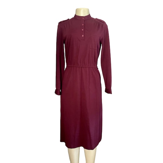 Buy Vintage Jersey Dress in Plum With Epaulets, 1970S Long Sleeve Retro Knit Dress With Elastic Waist & Pocket Size S/M Online in India - Etsy Buy Vintage Jersey Dress in Plum With Epaulets, 1970S Long Sleeve Retro Knit Dress With Elastic Waist & Pocket Size S/M Online in India - Etsy
