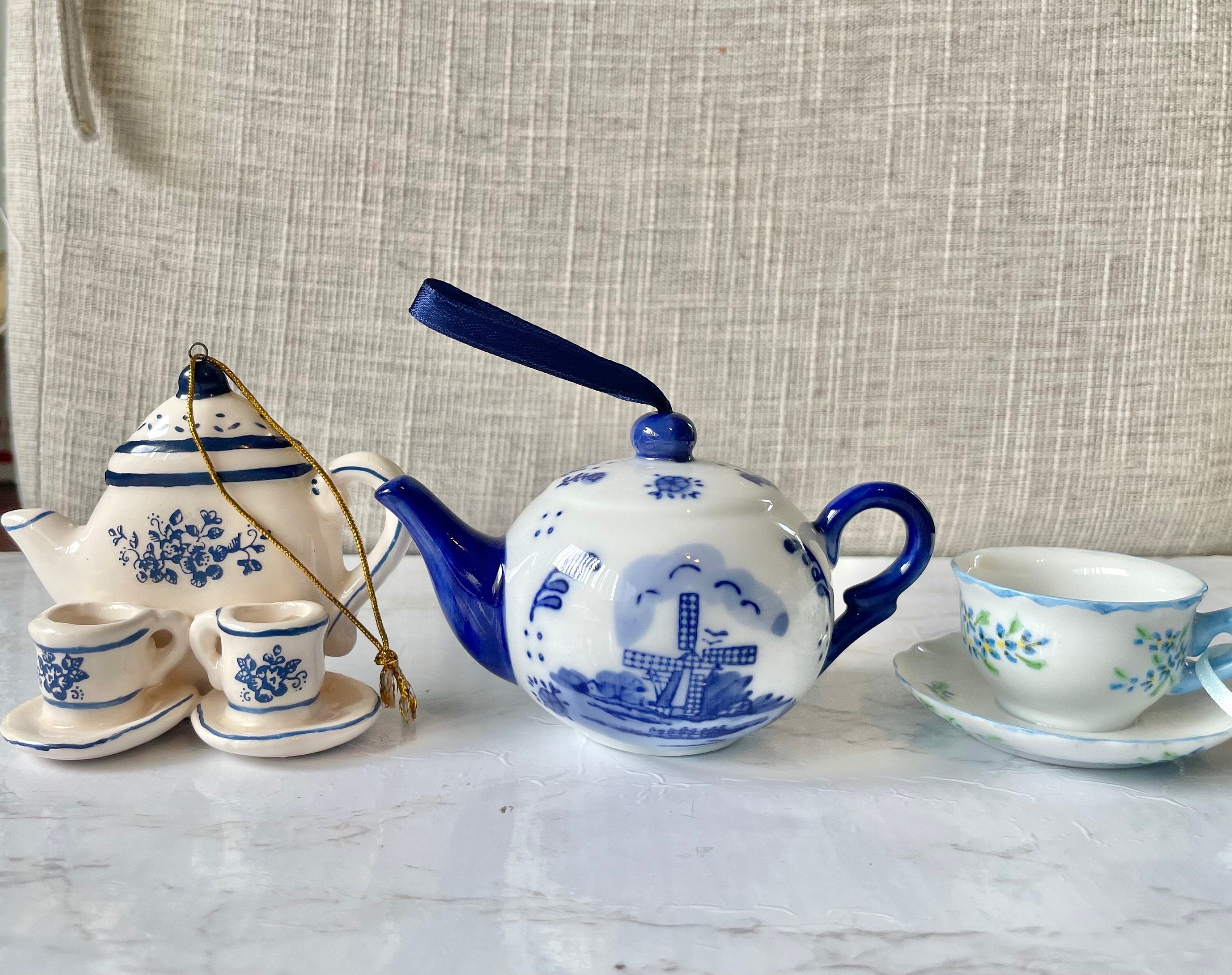 Delft Blue Teapot - Etsy