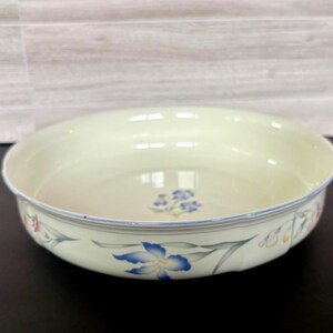 Vintage Villeroy & Boch Riviera Serving Bowl – 10&quot; Porcelain Floral Dish, Made in Germany, Retro Kitchen Decor