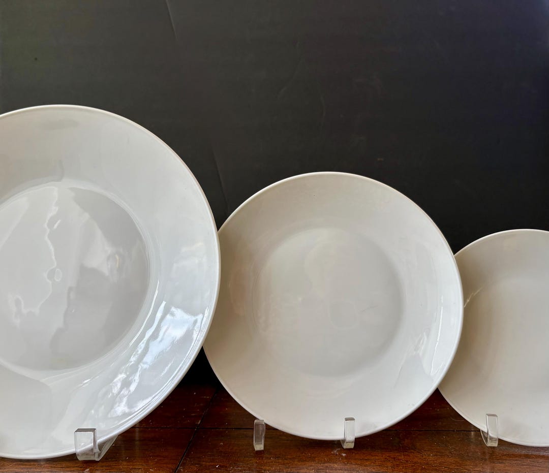 Vintage Rosenthal Lienar Berlin China – Midcentury White Plates