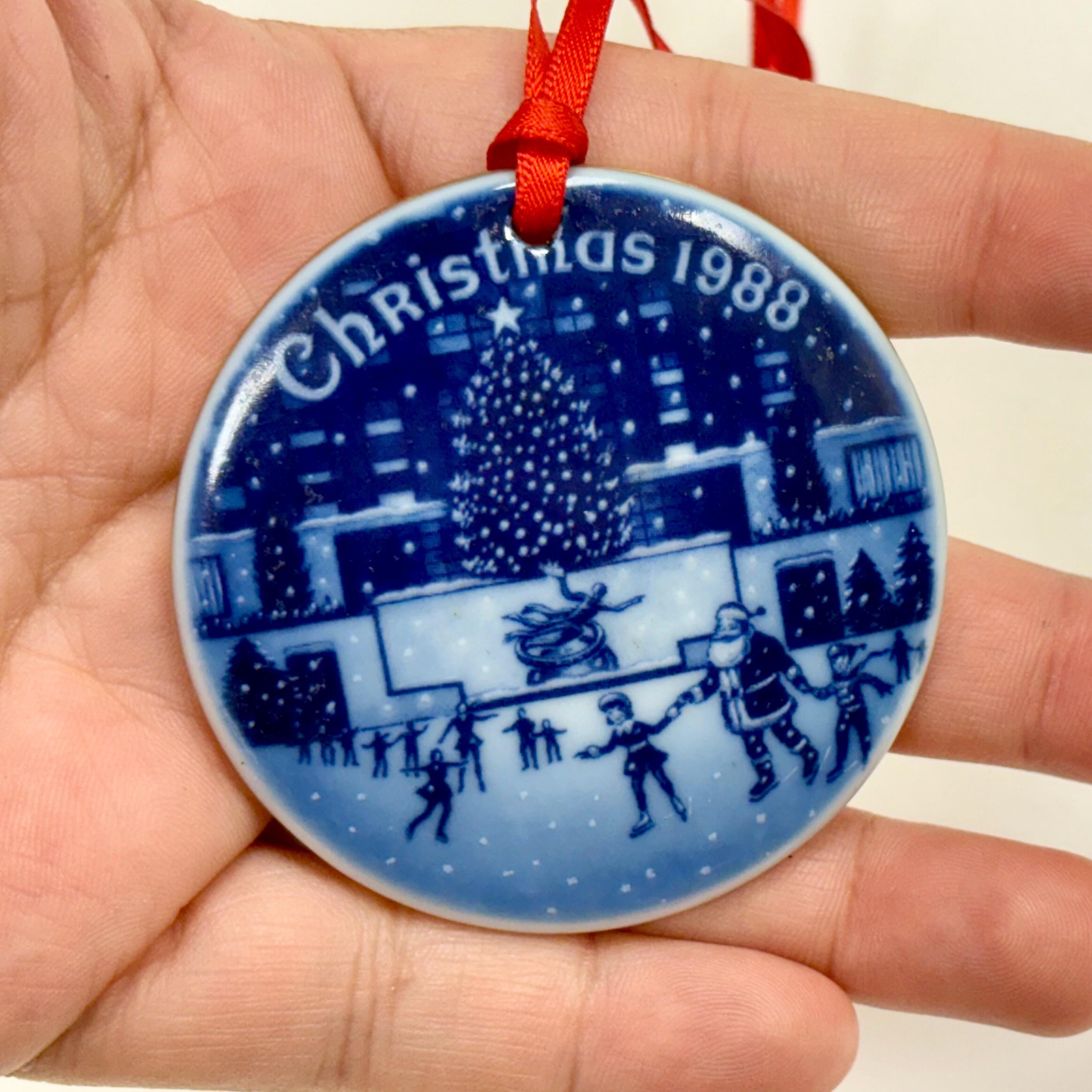 ヴィンテージ Bing & Grøndahl「ロックフェラーセンター」1988年製