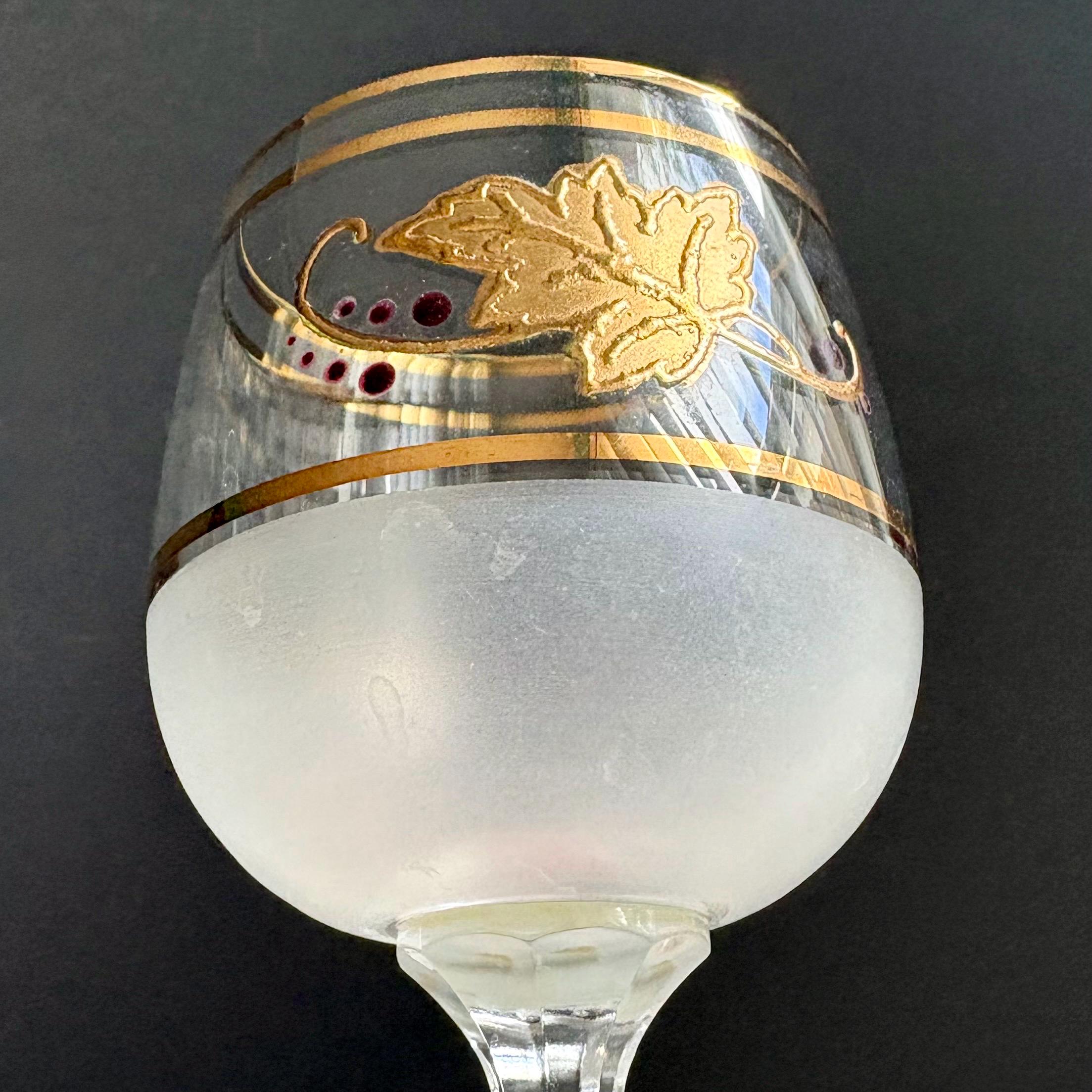 ヴィンテージ ボヘミアクリスタル ワイングラス – Crystalex BOC47