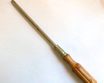 Vintage 14 in Amalite Screwdriver with Wood Handle long Midcentury tools Vintage tool Philip screwdriver wooden old tools Fathers Day gift