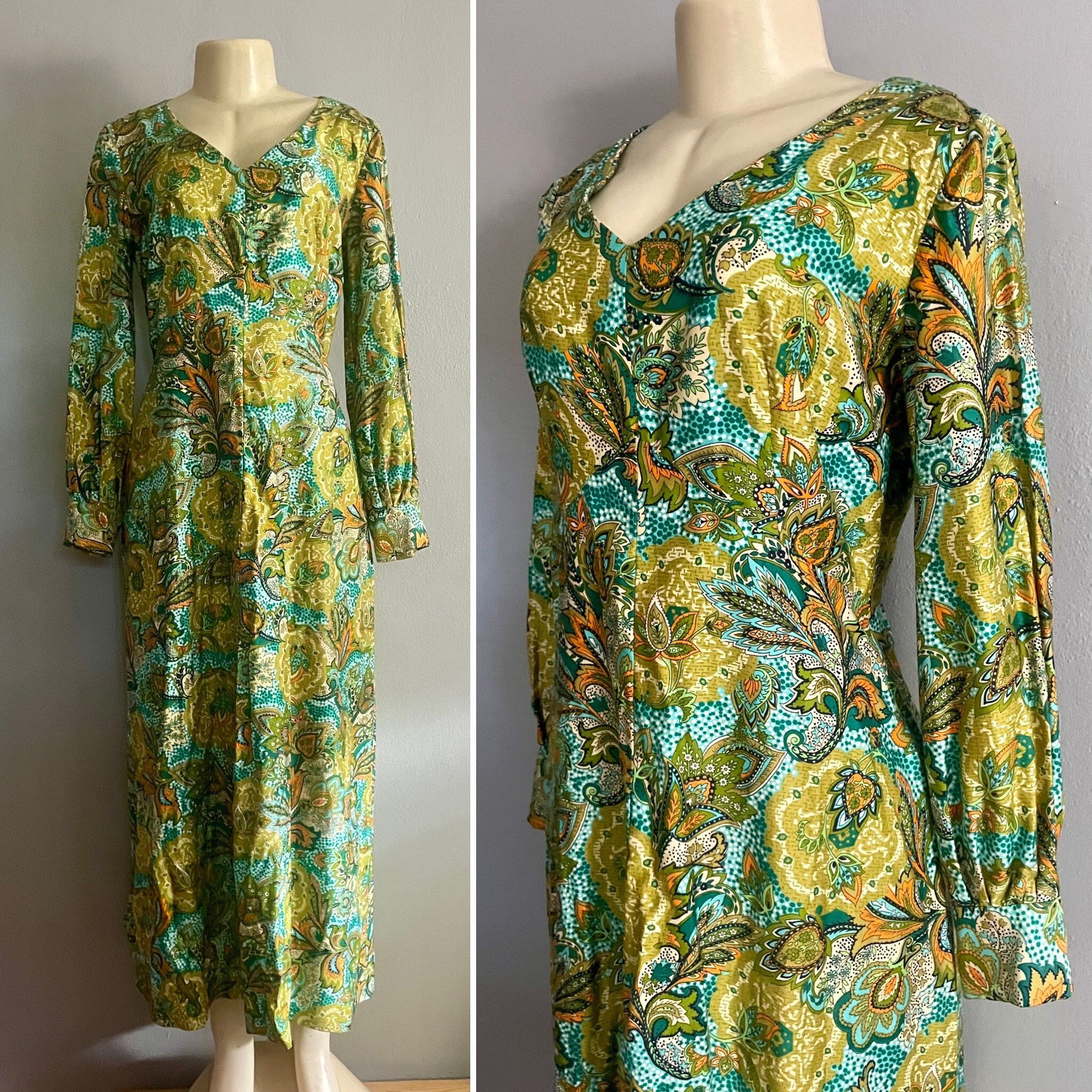 60's maxi clearance dress