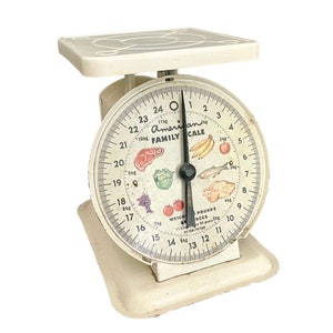 Vintage Kitchen Scale by American Family kitchen decor midcentury kitchen scale farmhouse decor vintage kitchen gift.