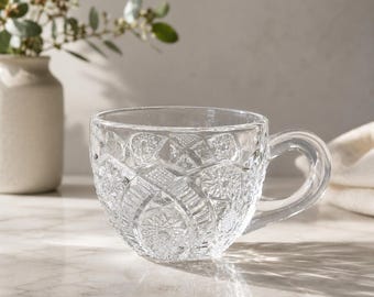Vintage McKee Concord Clear Punch Cup – Cut Glass Replacement