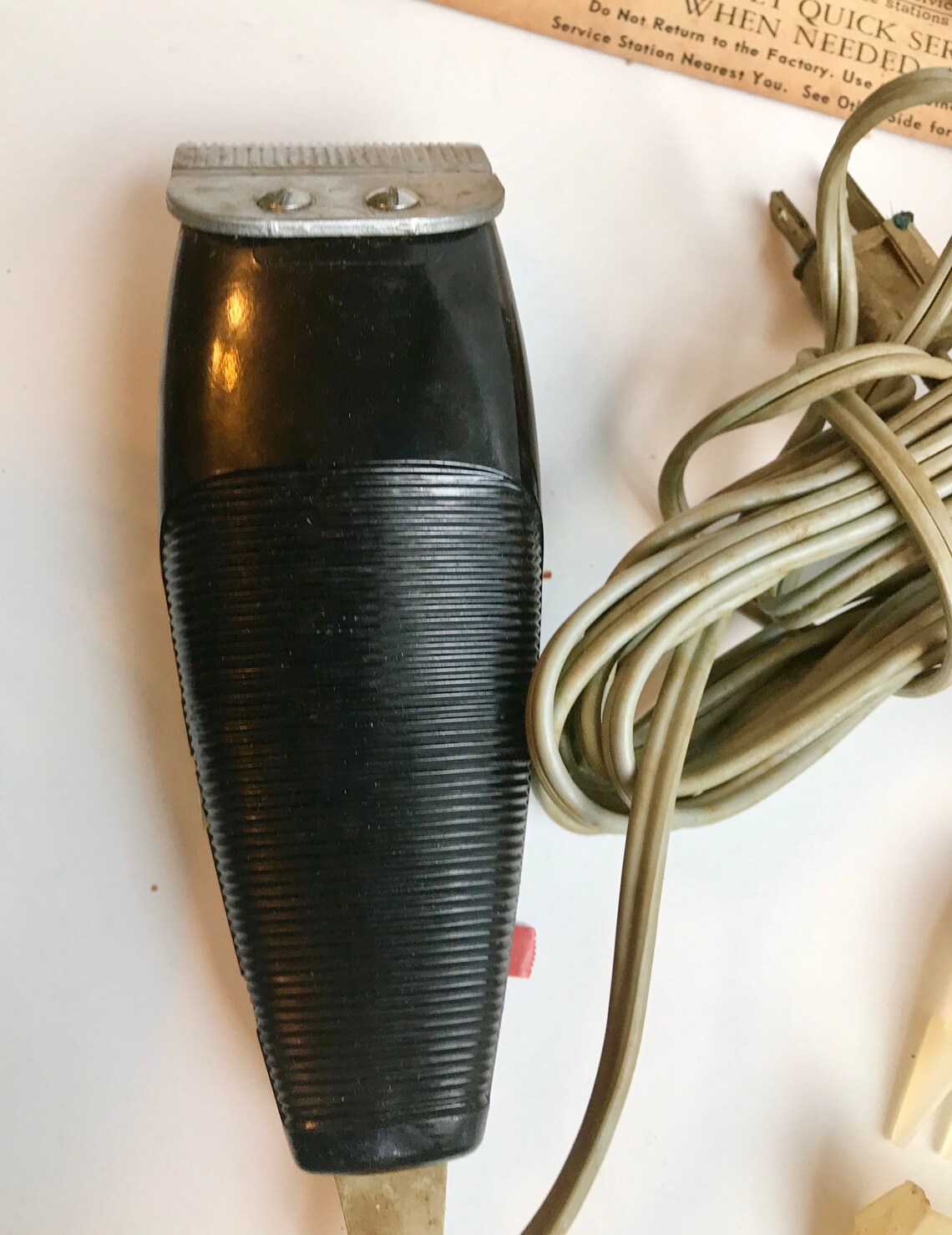 Vintage Chic Electric Clipper Set in Original Box Home Hair Etsy