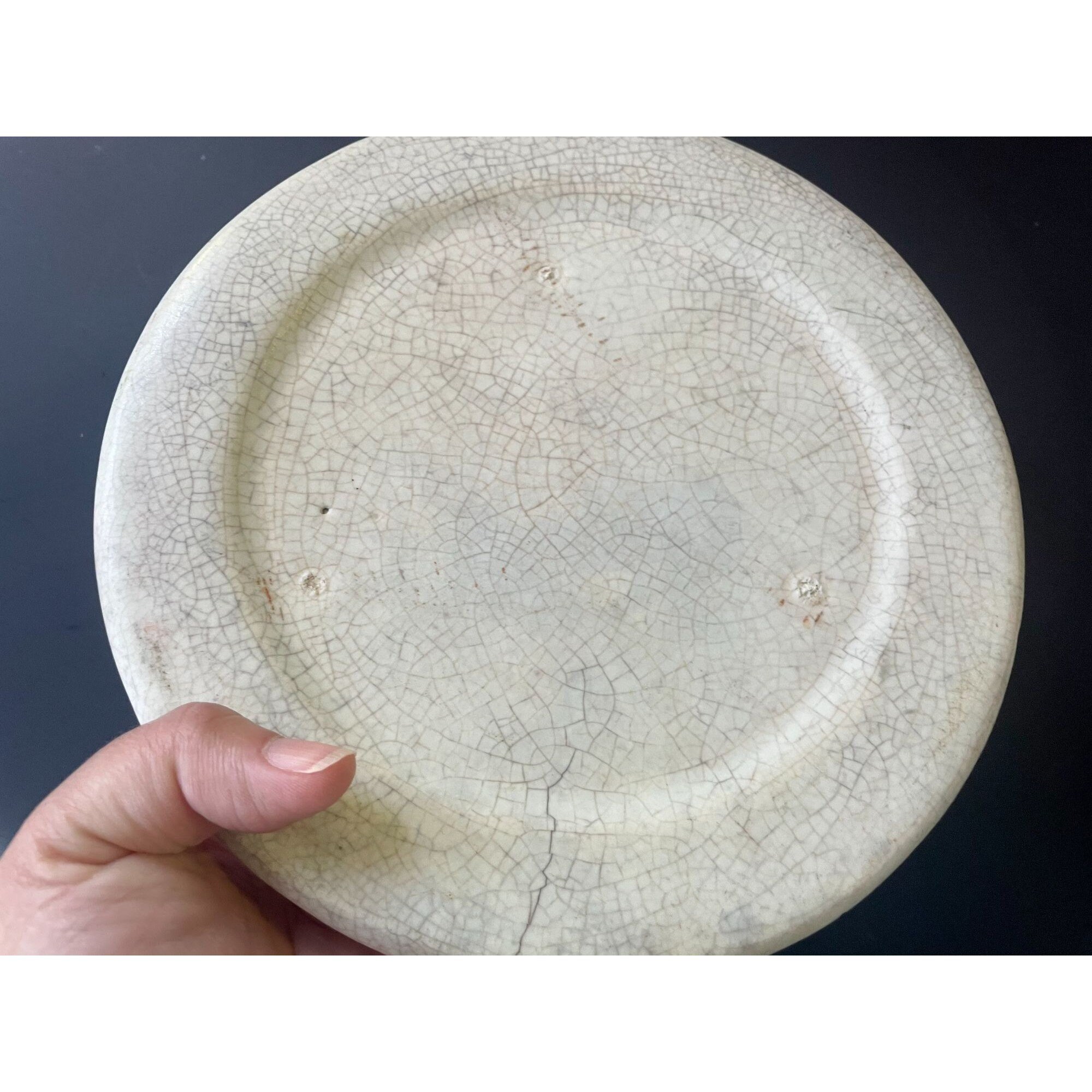 アンティークベビープレート - 陶器製子供用食器、1900年代初頭の
