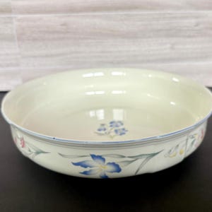 Vintage Villeroy & Boch RIVIERA Serving Bowl 10 Inches with Floral Decor Made in Germany retro kitchen decor gift.
