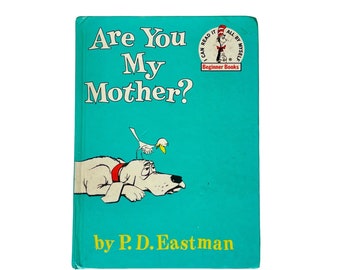 Êtes-vous ma mère ? Livre de P D Eastman livre classique pour enfants livre pour débutants Dr Seuss des années 1960 Livre vintage à collectionner.