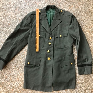 Lautersteins Vintage US Military Men Green Coat Uniform With - Etsy