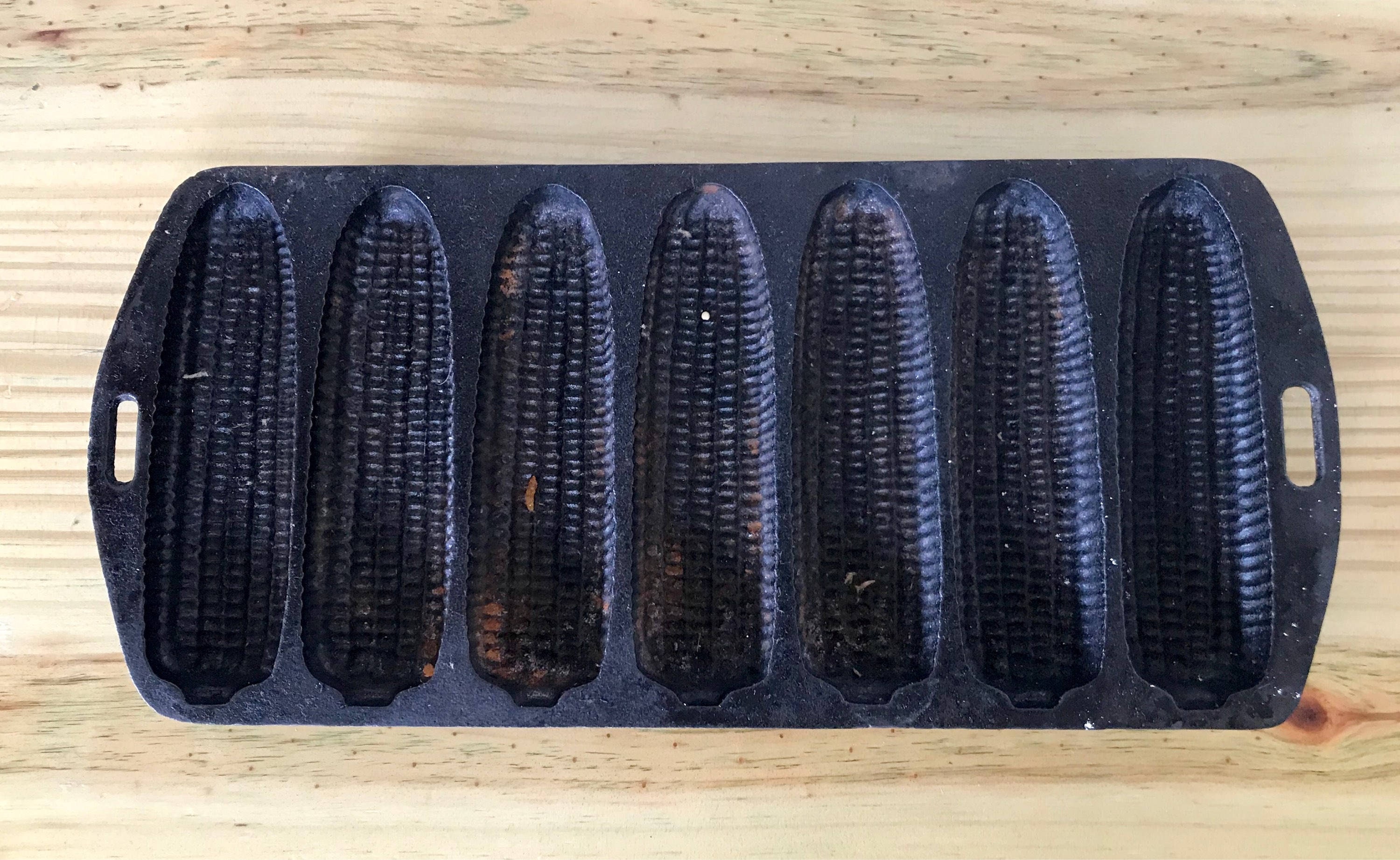 Vintage Cast Iron Cornbread Mold Corn Shaped Corn Bread Etsy Australia