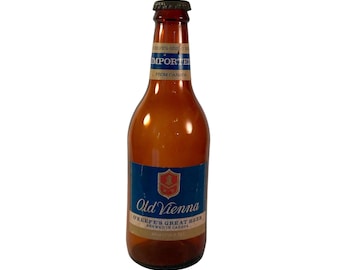 Rare Vintage Old Vienna Beer Bottle – O’Keefe’s Great Beer – 12 oz Dark Amber Collectible – Brewed in Canada