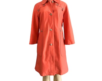 Peach Rosa Wollmantel Only Motivi KIMONO Klassischer Mantel Rosa