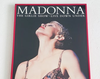 On Sale! MADONNA PROMO Vintage 1994 - Girlie Show Concert Tour - Sydney Live Down Under - Professionally Framed Poster Print