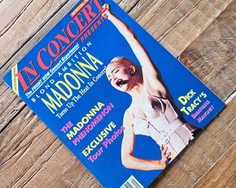 Madonna - Vintage IN CONCERT Magazine  - New Condition - Sept/Oct 1990