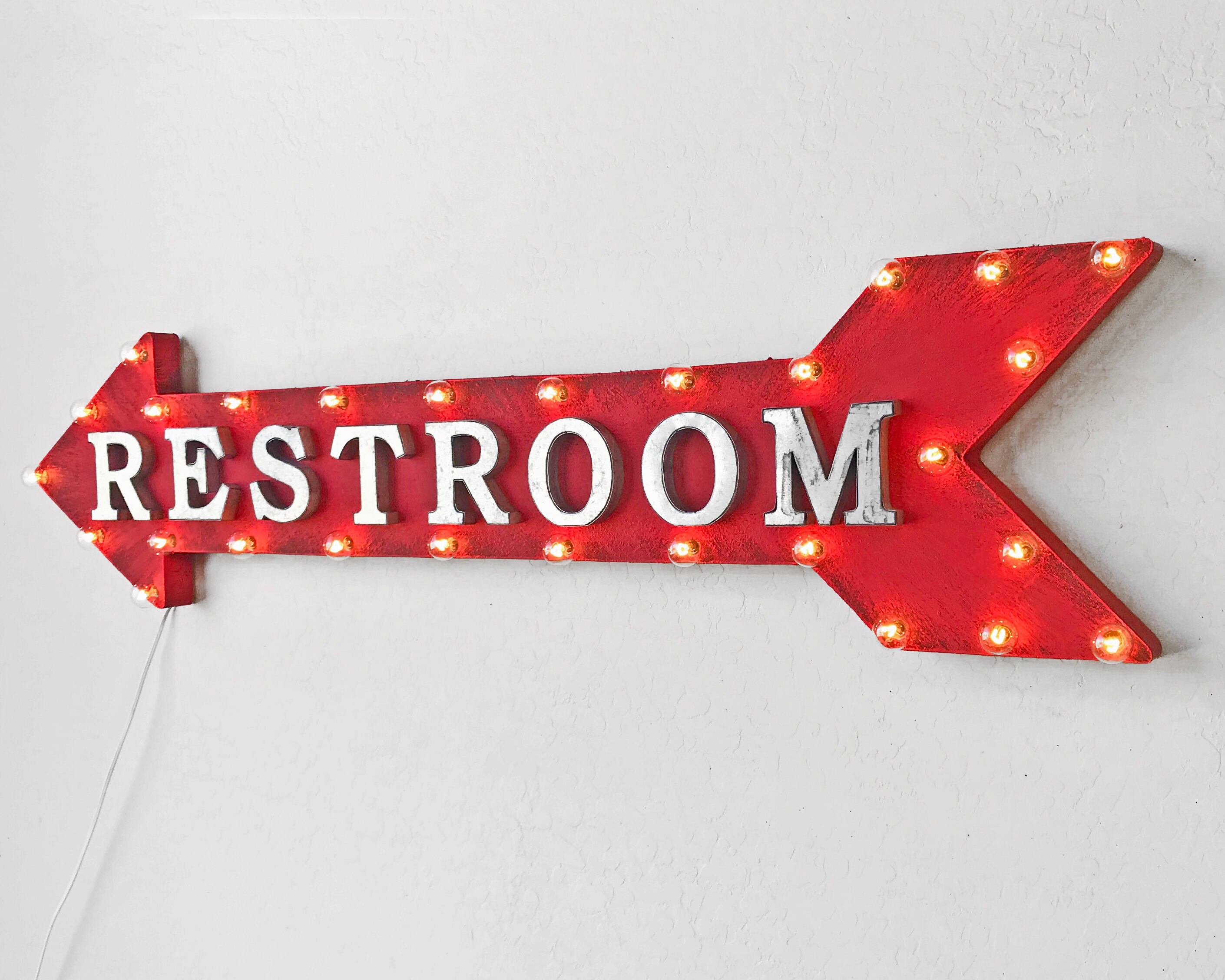 bathroom sign with arrow washroom 48 on sale 48 restroom bathroom mens ladies womens plugin or battery bathroom sign with arrow washroom 48 on sale 48 restroom bathroom mens ladies womens plugin or battery
