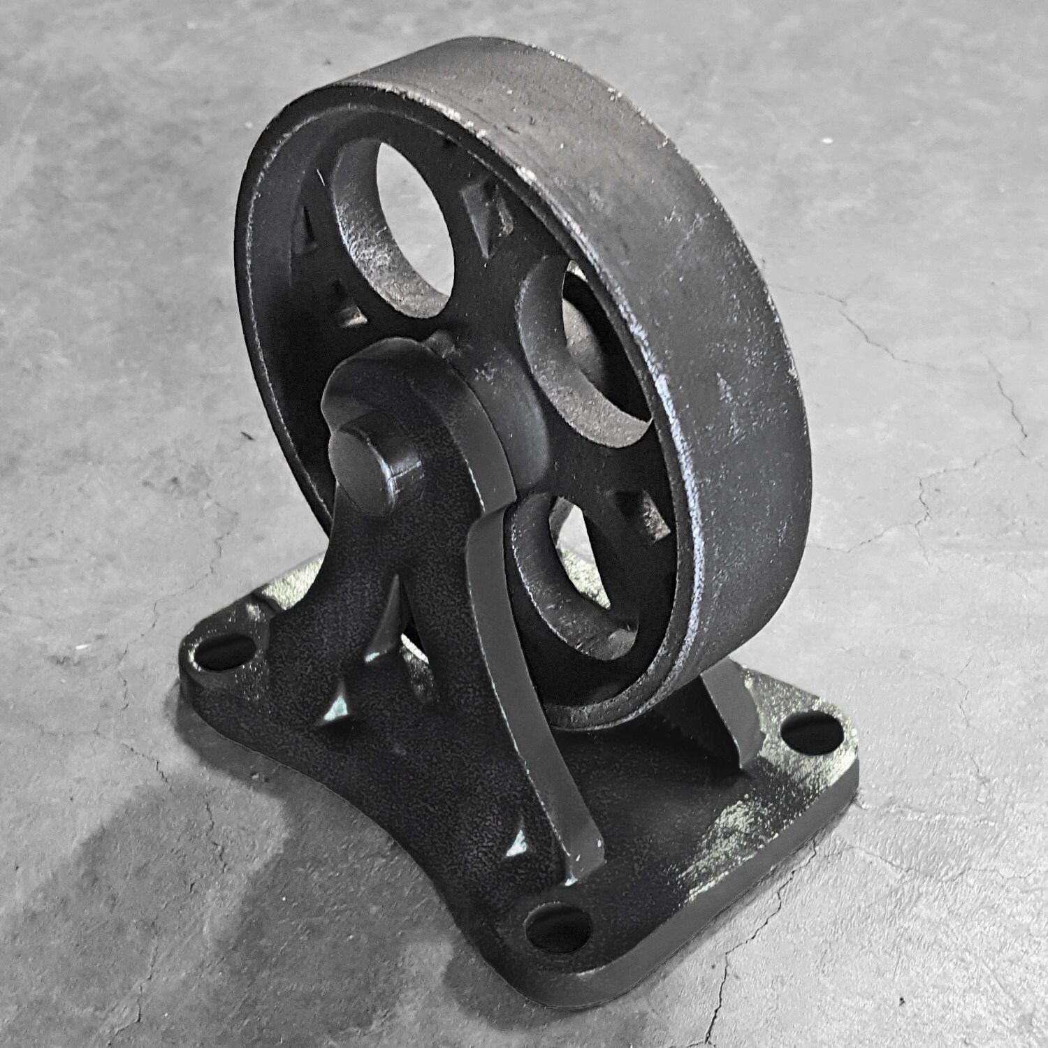 On Sale Set of 4 Solid Cast Iron Wheel Casters Rustic Etsy