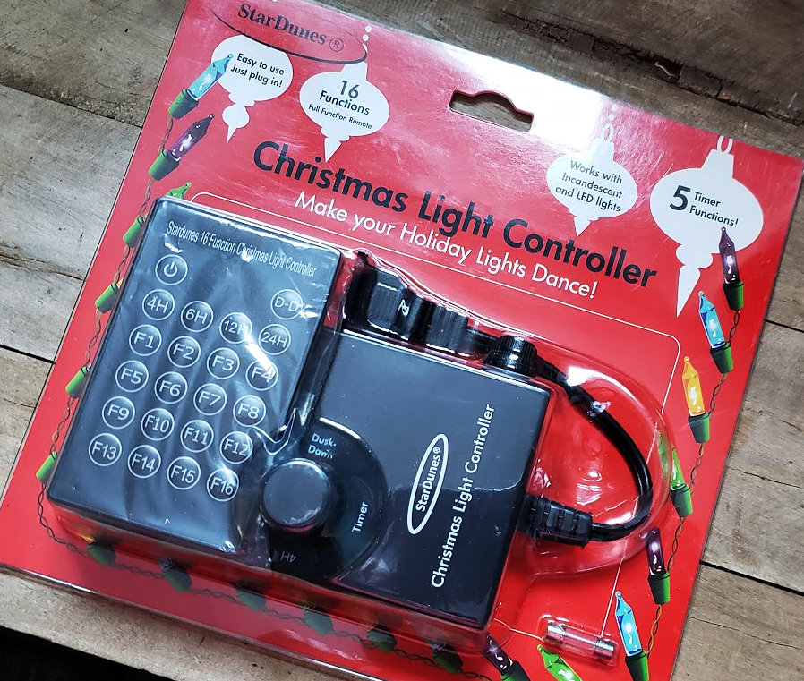 StarDunes Christmas Light Controller - 16 Dazzling Flash/Fade Functions, 5  Timer Functions, Full Function Remote