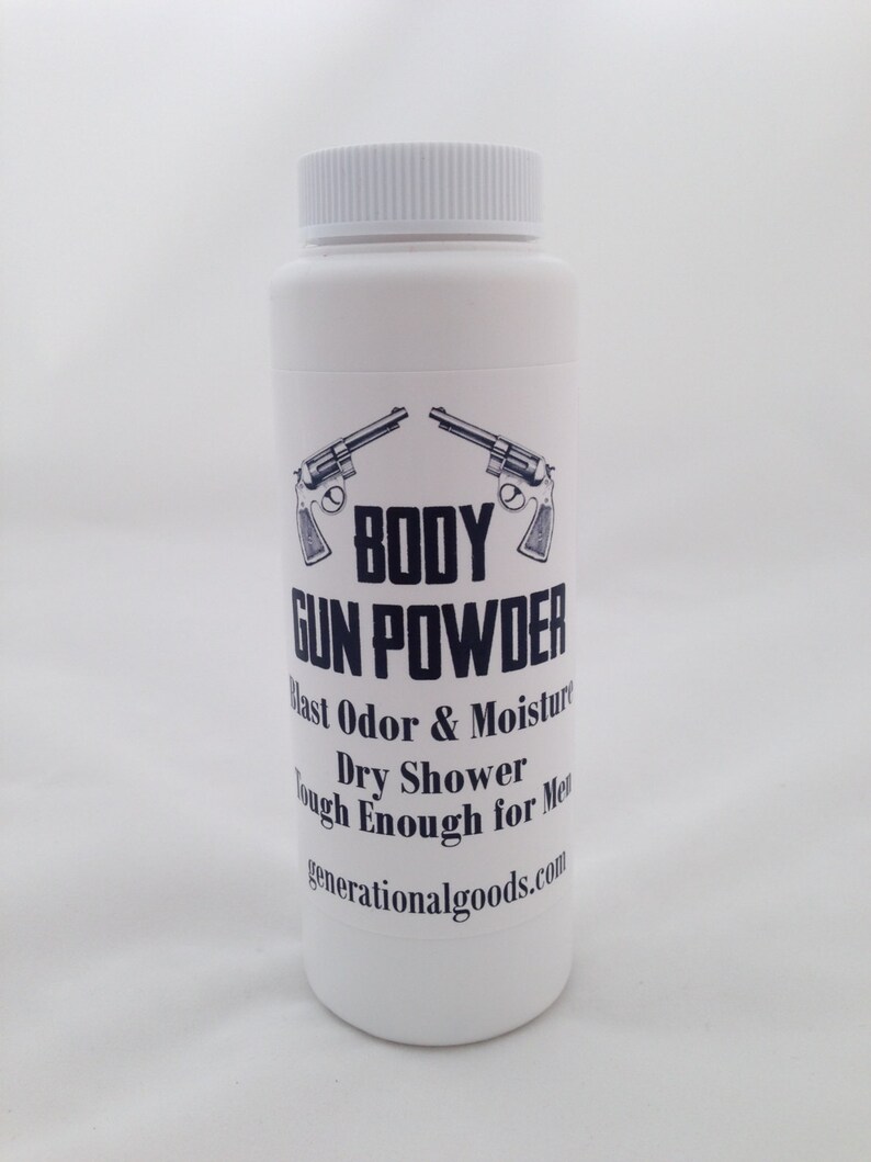 Body Gun Powder Dry Shower Deodorant Eczema Jock Itch Moisture Etsy