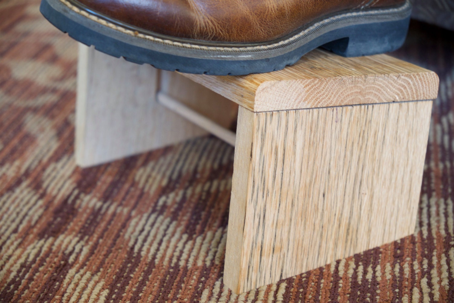 Collapsable Foot Rest Foldable Foot Stool Reclaimed Barn Wood Etsy