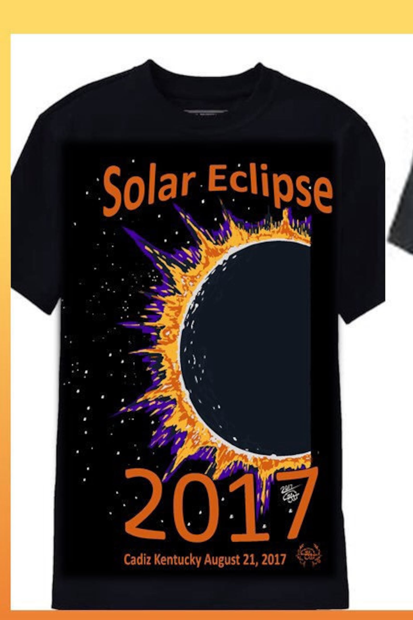 2xL T-shirt solar eclipse 2017 t-shirts souvenirs eclipse | Etsy