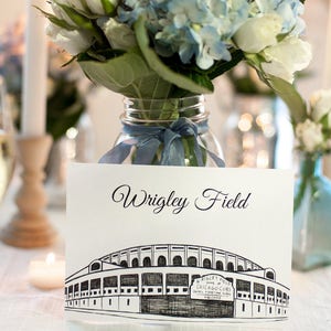 Chicago Icons Wedding Table Numbers Chicago Wedding Theme Chicago Landmarks, Set of 10, 15, 20, 25, or 30 image 5