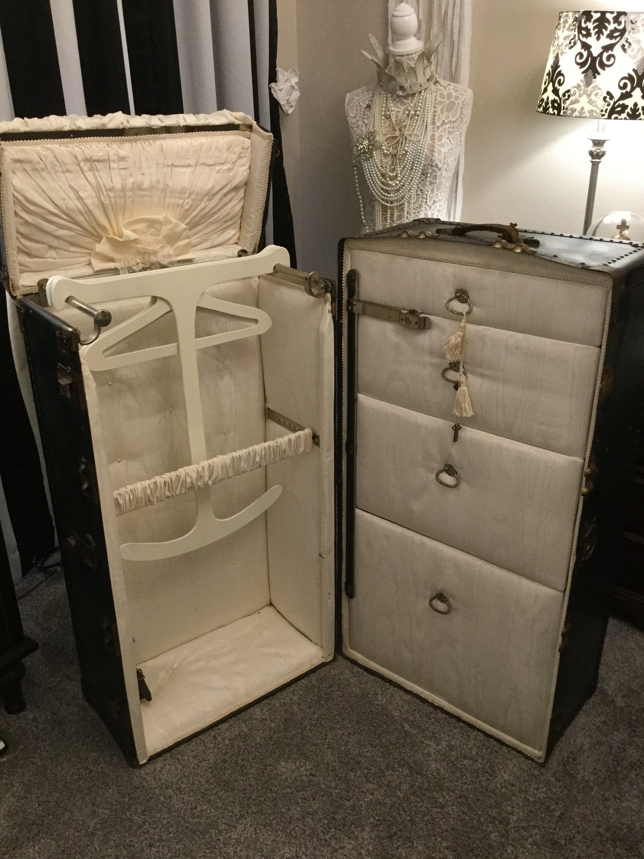 Antique Refurbished Steamer Trunk Local Pickup Only Etsy