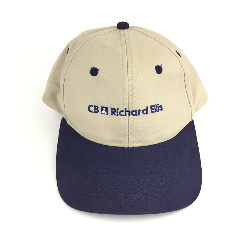 Vintage 2000s CB Richard Ellis Coldwell Banker Richard Ellis Real Estate Baseball Cap Hat Snapback Mens Size Cotton Polyester image 3