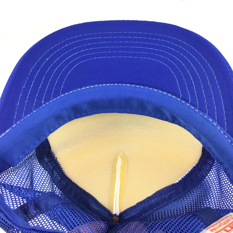 Vintage 80s TEN FOUR 10-4 Communications Trucker Hat Cap Snapback Men\u2019s Medium Size Polyester