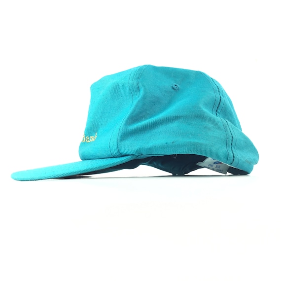 Vintage 1990s THE PACIFIC BANK Teal Baseball Cap … - image 3