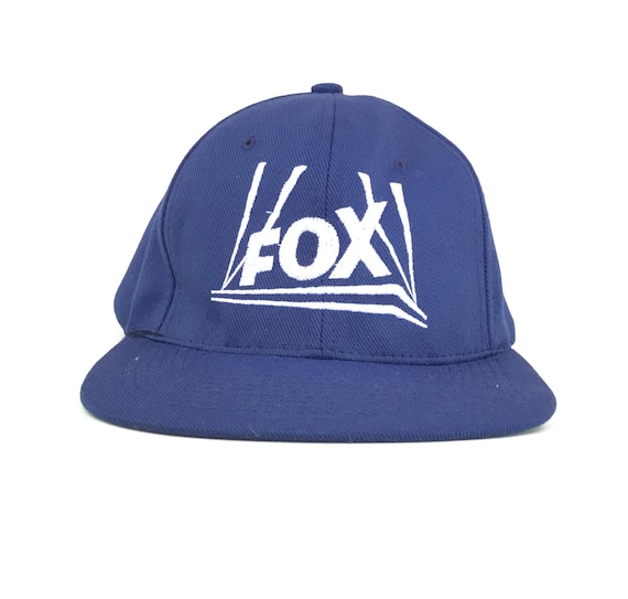 Vintage 1990s Fox Corporation / FOX Studios Baseball Cap Hat SnapBack Mens Size Cottonpoly Blend