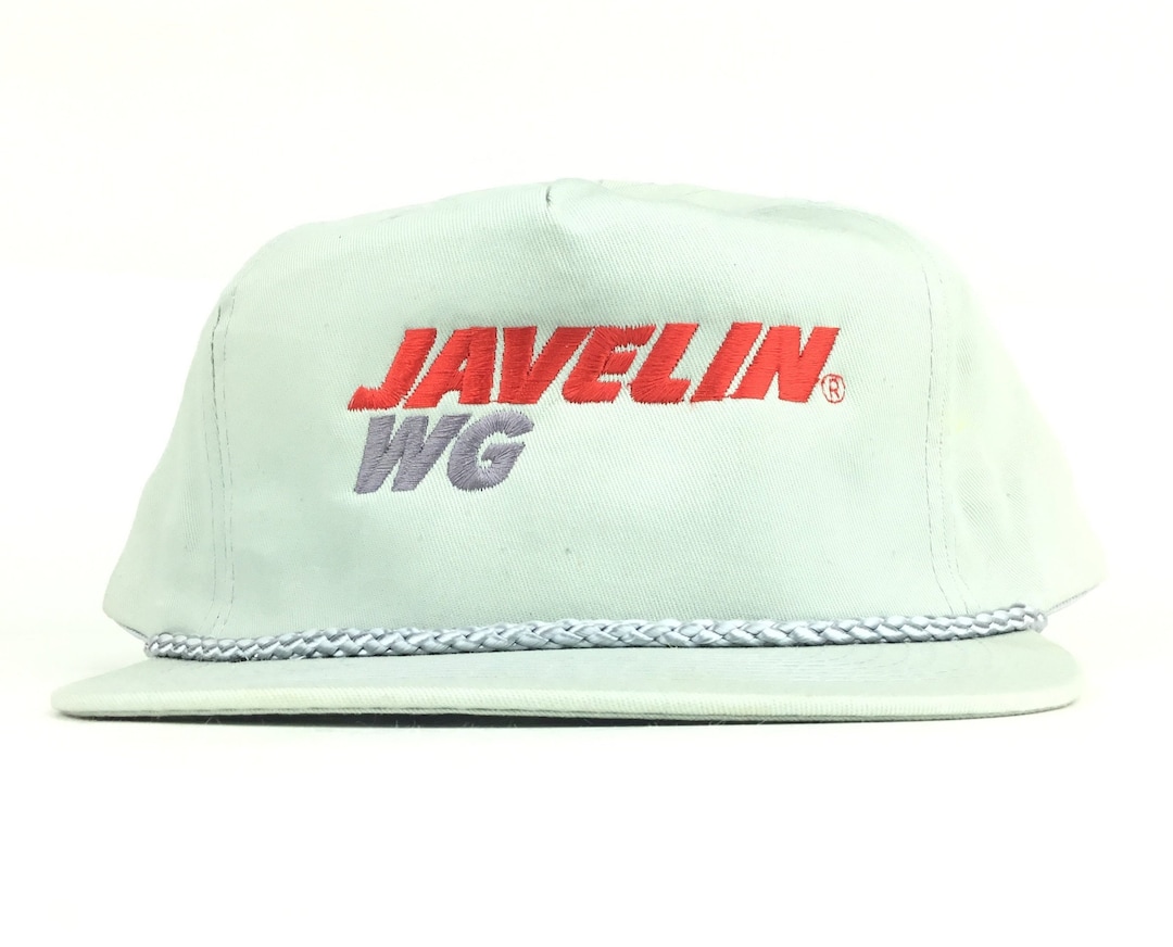 Vintage 1990s JAVELIN WG Insecticida biológico Gorra de béisbol gris