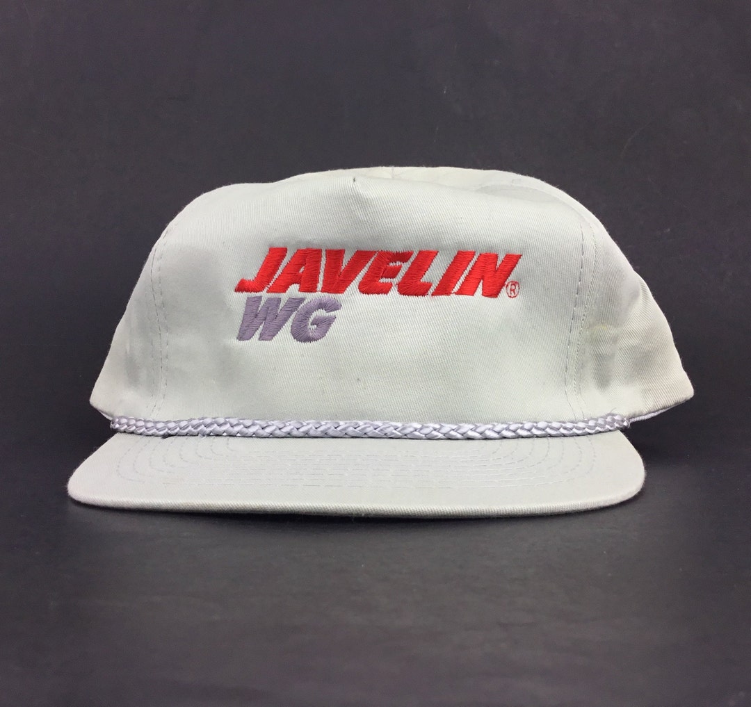 Vintage 1990s JAVELIN WG pesticide Insecticide Embroidered Gray