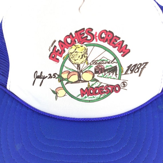 Vintage 1987 Peaches & Cream Festival Modesto Califor… Gem