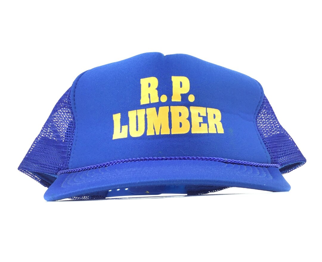 Vintage 2000s R . P. LUMBER RP Lumber hardware Store Illinois Blue