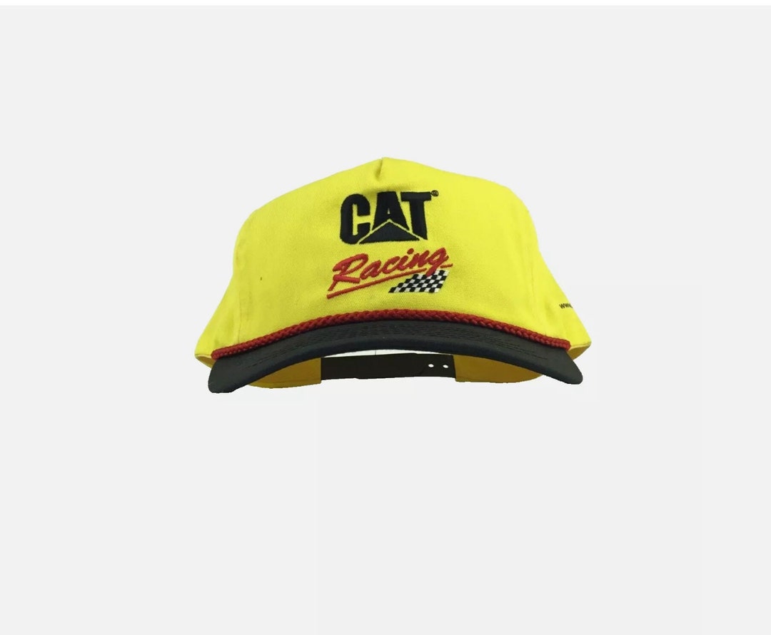Vintage 1990s CAT Racing CATERPILLAR 96 David Green Baseball Cap Hat ...