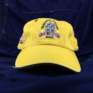 Vintage 103e US OPEN Olympia Fields (Golf) baseballcap hoed aanp. Herenmaat katoen