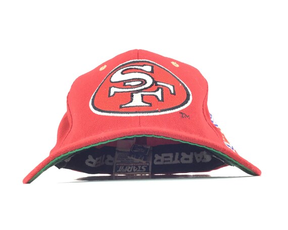 Francisco Starter Etsy 6 Fit Brand Finland 49ers San 5/8 Spandex Vintage Hat Baseball - NFL Flex Red Wool Polyester 1/8 Cap SF 7 1990s