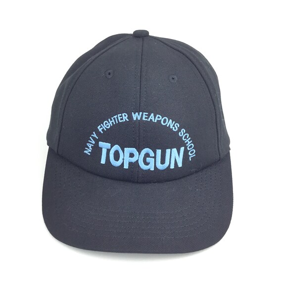 Vintage 2000s TOP GUN Navy Fighter Weapons School Bla… Gem