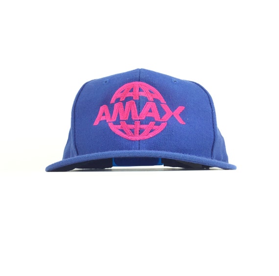 Vintage 1990s AMAX Baseball Cap Hat SnapBack Mens… - image 1